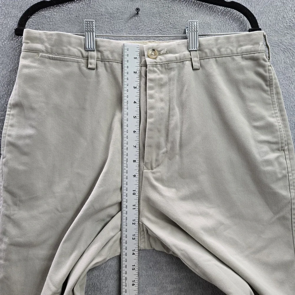 Banana‎ Republic Men Pants 33X34 Beige Chino Twill Button 33